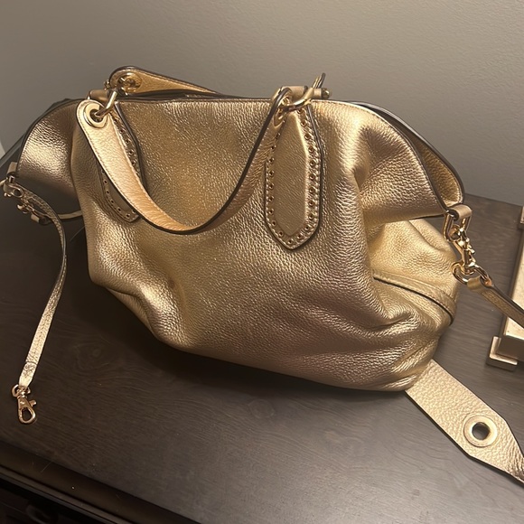 Michael Kors gold two way bag - Picture 7 of 11